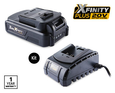 20V 2.0Ah Battery and Charger Kit