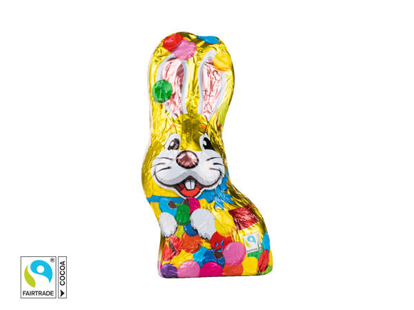 Påskhare med chokladlinser