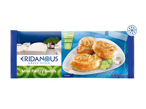 Eridanous Mini Pastry Swirl with Cheese & Leek