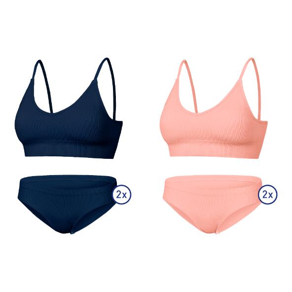 UP2Fashion(R) Bralette 1 pce ou minislips 2 pcs