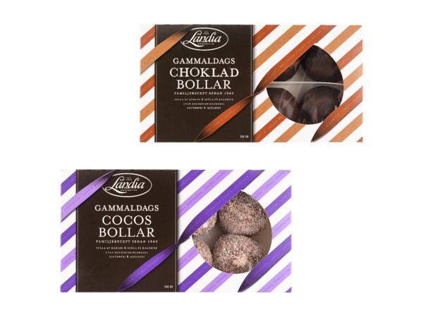 Ländia Gammaldags choklad-/kokosbollar