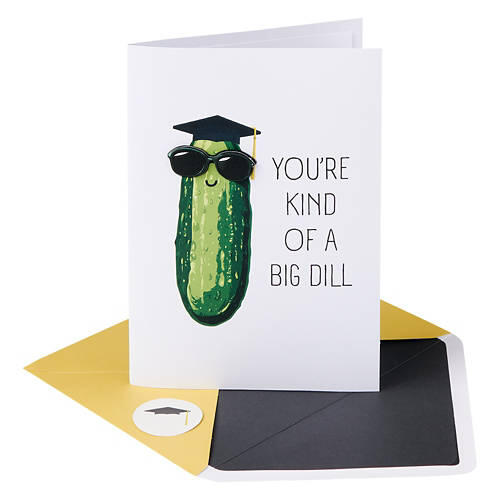 Graduation Greeting Card - Big Dill