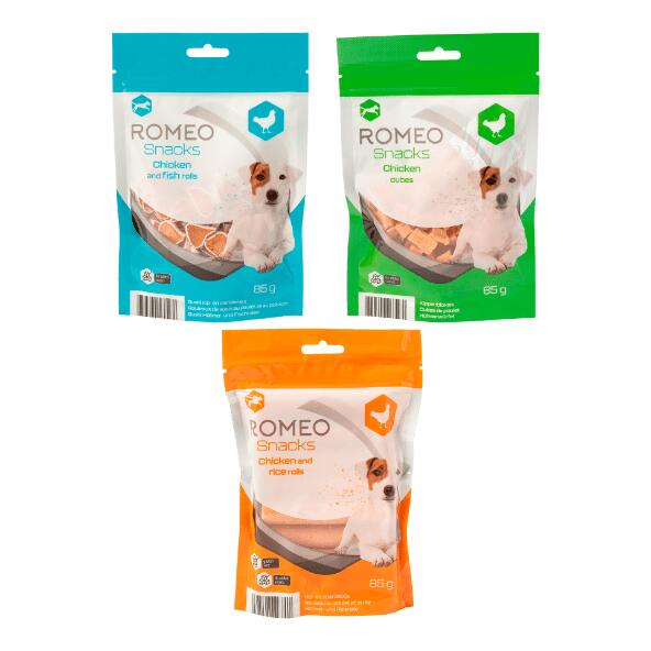 ROMEO(R) 				Hundesnacks mit Hähnchen