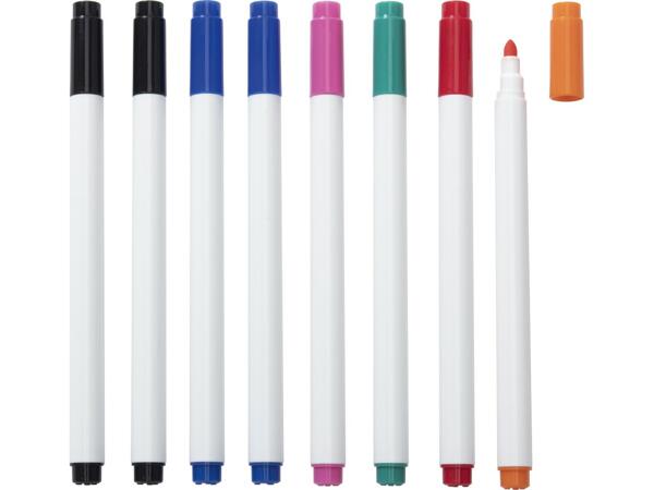 Whiteboard with Marker or Whiteboard Markers, 8 pieces