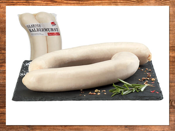 Saucisses "Glarner Kalberwurst" IGP