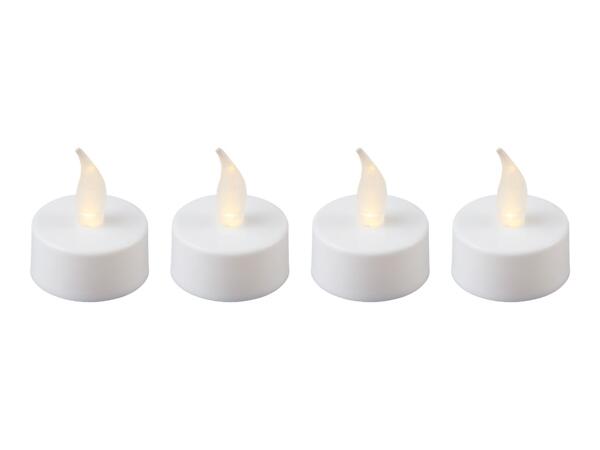 Livarno Home LED Tealights - 4 Pack