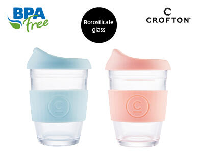 Glass Drink Bottle or Travel Mug