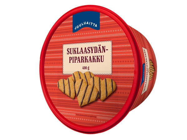 Pepparkaka med chokladkristyr