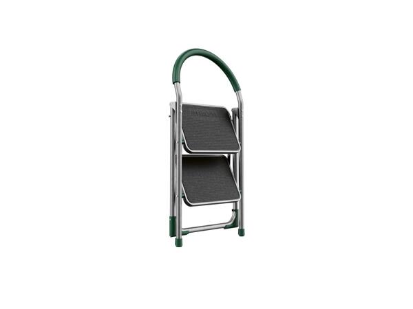 Folding stepladder with 2 steps