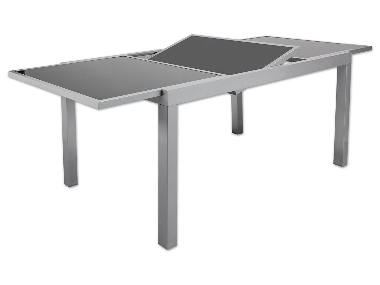 FLORABEST(R) Ausziehbarer Aluminium-Gartentisch