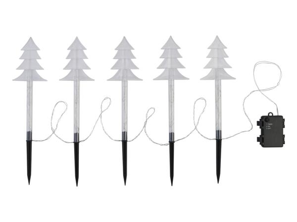 Christmas LED Stake Lights, 4 or 5 pieces