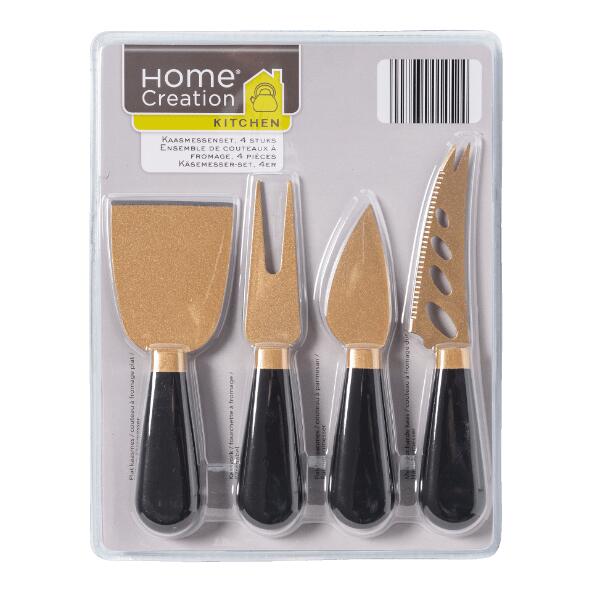 HOME CREATION KITCHEN(R) 				Käsemesser, 4 St.