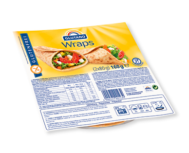 Wraps senza glutine GLUTANO