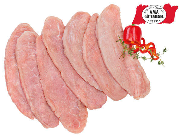 Frische Schweinsschnitzel