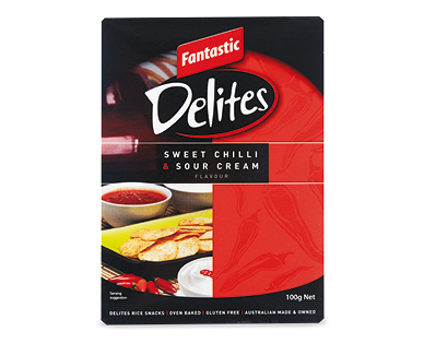 DELITES RICE SNACKS 100G