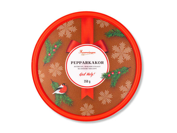 Pepparkakor i plastburk