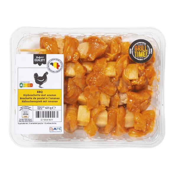 GRILL TIME(R) 				Brochette de poulet à l'ananas, 4 pcs