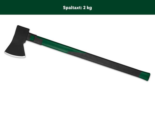 Spaltaxt, Forstaxt oder Vorschlaghammer