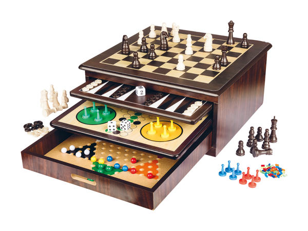 PLAYTIVE(R) 10-i-1 spilsamling i træ