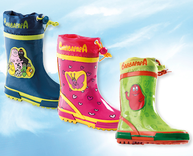 Bottes en caoutchouc pour petits enfants BARBAPAPA