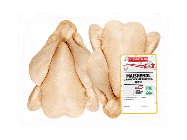 Frisches Maishendl im Doppelpack