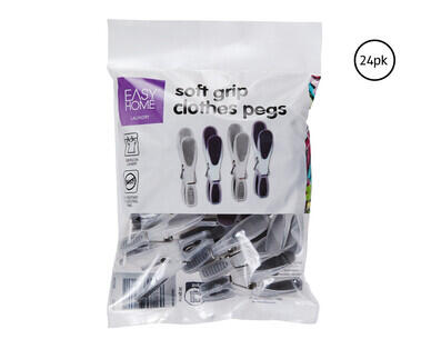 Soft Grip Pegs 24pk