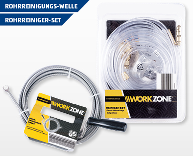 WORKZONE(R) Rohrreinigungs-Welle/Rohrreiniger-Set