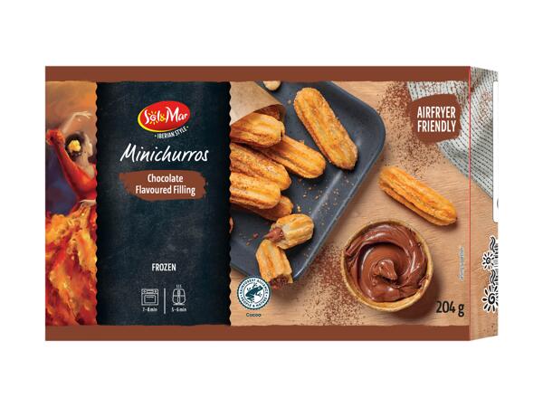 Mini Churros with Cocoa filling