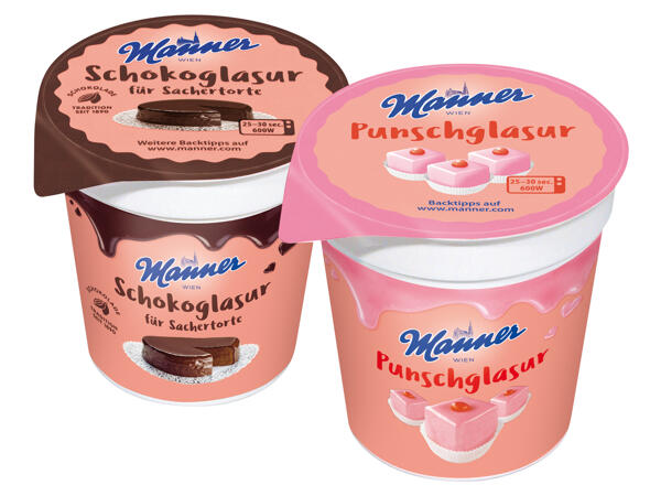 Manner Schoko- oder Punschglasur