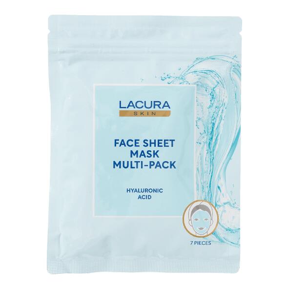 LACURA(R) 				Gezichtsmaskers, 7 st.