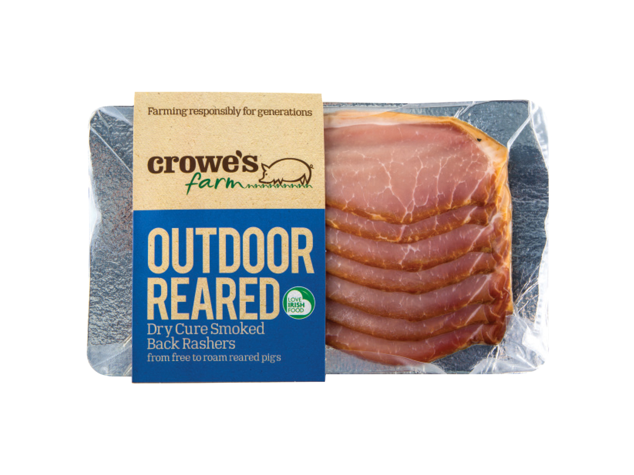 CROWE'S FARM Outdoor Reared Rashers