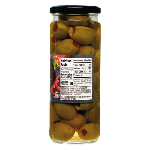 Pimento Stuffed Olives, 10 oz