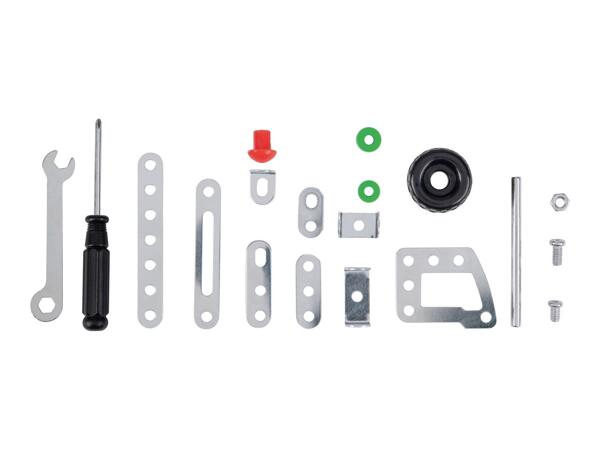 Playtive Build Your Own Metal Forklift Truck Kit - 80 Piece Set
