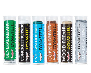 SOS Silicone Tape 3m or Assorted Dynasteel Epoxy Putty 56g