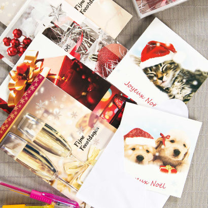 Cartes de Noël de luxe