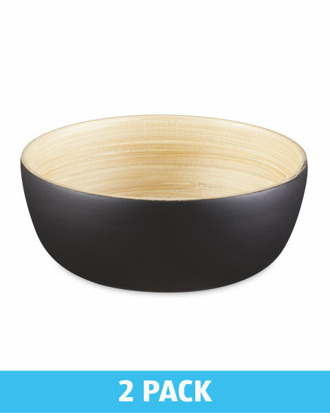 2 Pack Bamboo Bowls