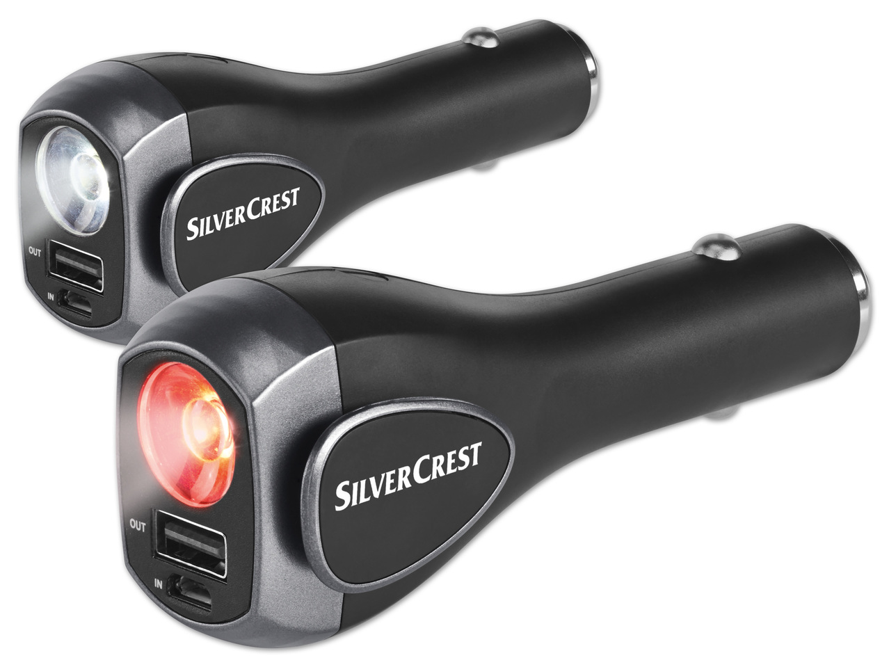 SILVERCREST(R) Kfz-Ladeadapter mit Notfallfunktionen