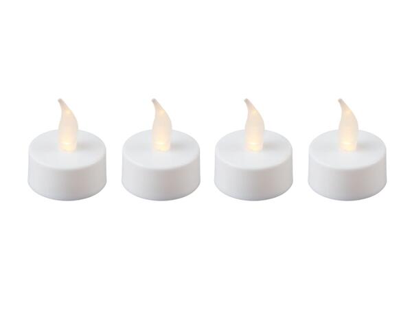 LED Tealights, 2 or 4 pieces
