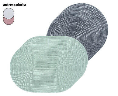 MY LIVING STYLE 
 SETS DE TABLE, 4 PIÈCES