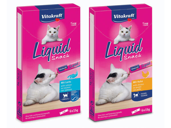 Liquid Snacks for Cats