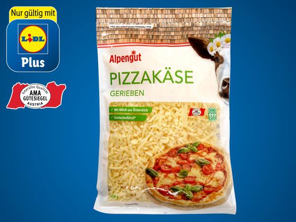 Pizzakäse gerieben