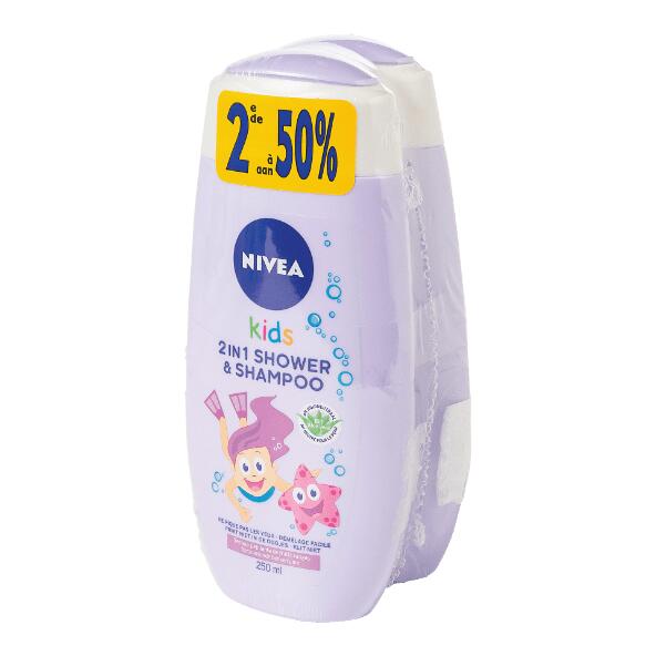 NIVEA(R) 				Duschgel für Kinder, 2 St.