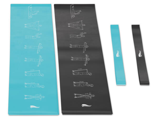 Fitnessbänder-Set, 4-teilig