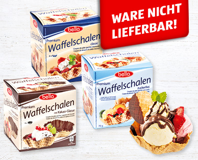 BELLA Waffelschalen