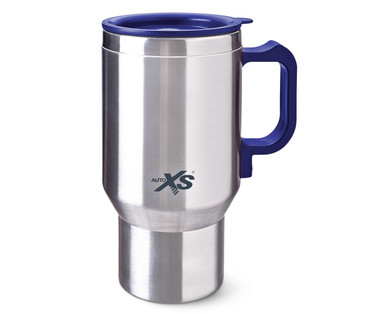 Auto XS Heated Stainless Steel Auto Travel Mug