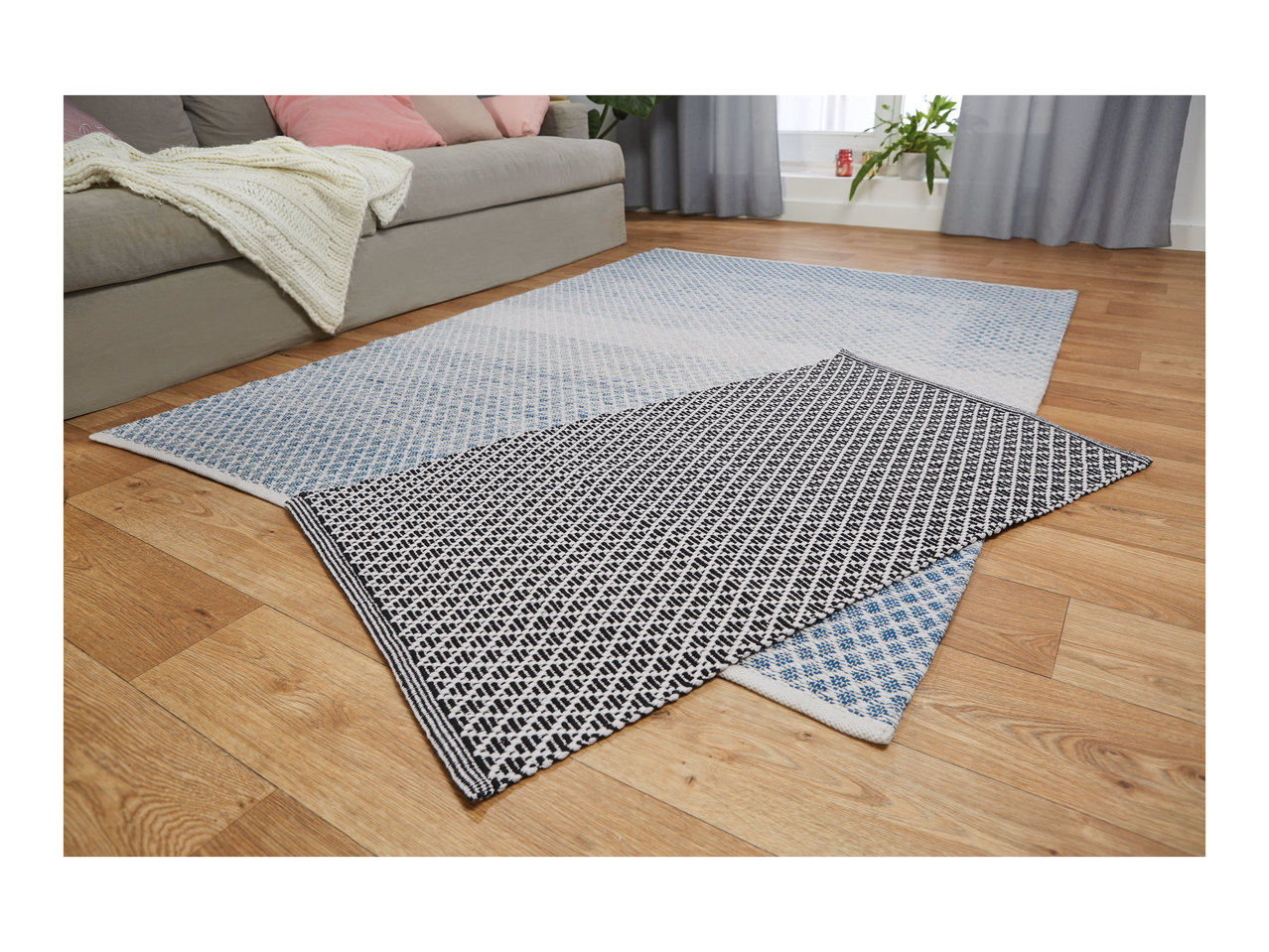 Meradiso Small Jacquard Cotton Rug1