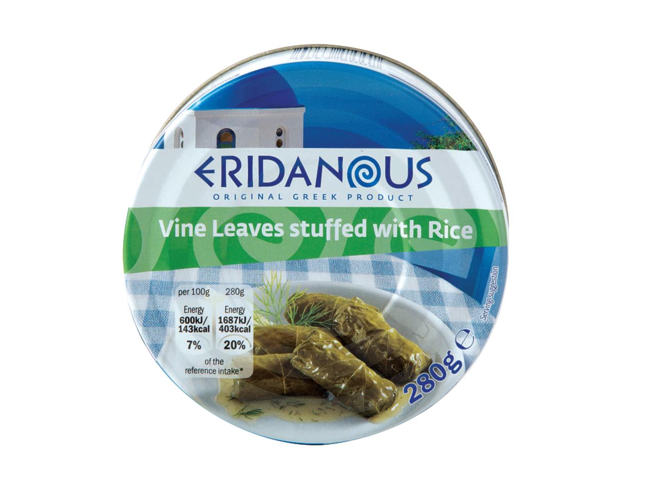 ERIDANOUS Vine Leaves Stuffed with Rice