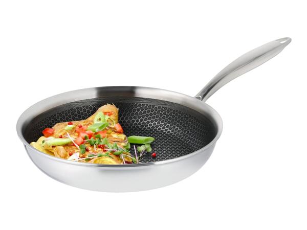 Silvercrest 24cm Premium Stainless Steel Frying Pan