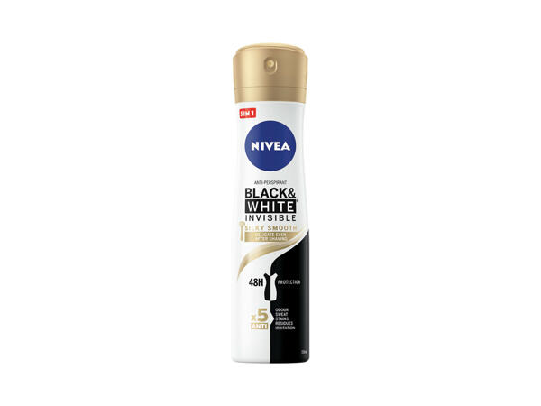 Nivea(R) Desodorizante Spray / Roll-on Black & White Invisible Silky Smooth