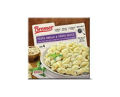 Bremer 
 Pesto Pasta Shells or 4 Cheese Fettuccini